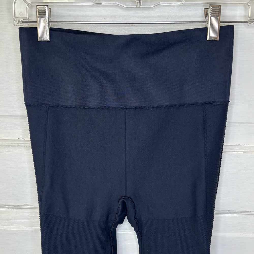 Hemp Black Brand Seamless High-Waist Navy Leggings